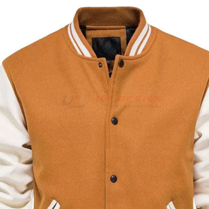 Chaquetas de Béisbol Varsity para Hombre, Cuello Alto, Ligeras, Transpirables, Ecológicas, Diseño Moderno, Color Sólido, Invierno - Product Image 3