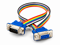 Cable D-Sub DB9 Macho a Hembra de Alta Flexibilidad, 9 Pines, RS232, Puerto Serie COM, Adaptador de Extensión, Cable de Comunicación