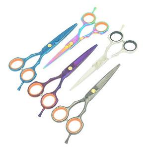 Ciseaux pour barbiers et salons, haute qualité, acier inoxydable. - Product Image 3