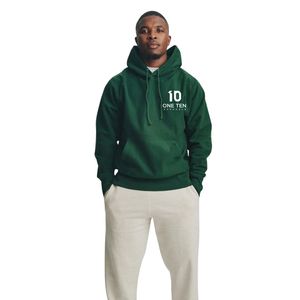 Sudadera con Capucha Verde Bosque, Corte Holgado, Informal, para Hombre, de Forro Polar, Suave y Cálida, de Manga Larga, Estilo Urbano, Personalizable - Product Image 2