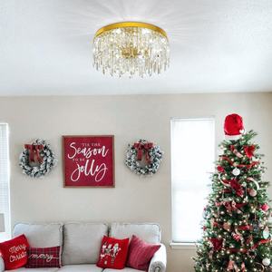 Moderne LED-Deckenleuchte mit Kreativem Rundem Design und Eingebetteten Kristallen für Hotels und Wohnzimmer - Product Image 3