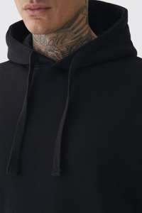 Survêtements d'hiver unisexes coupe ample en molleton 350 g/m² avec logo personnalisé imprimé en mousse, teinture unie, sweats à capuche streetwear surdimensionnés de haute qualité - Product Image 6