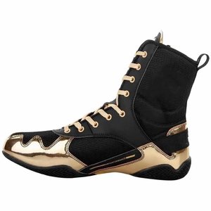 Calzado de Boxeo Premium Transpirable con Cordones, Triple Malla, Cuero Sintético, Suela Antideslizante Resistente al Desgaste, Ligero, Listo para Enviar - Product Image 2