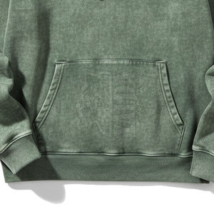 Sweat-shirts à capuche pour hommes de haute qualité, en tissu délavé à l'acide, coupe classique, respirants, écologiques, séchage rapide - Product Image 5