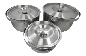 Ensemble de casseroles portables antirouille faciles à nettoyer avec couvercle - Product Image 6