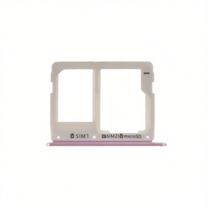 ถาดใส่ซิมการ์ดและไมโครเอสดีสำหรับซัมซุง กาแลคซี่ เอ 3 2016 สีชมพู - Product Image 2