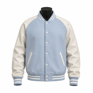 Chaqueta Universitaria Personalizada, Chaqueta Letterman Bordada para Hombre y Mujer, Fabricante de Chaquetas Bomber de Béisbol al por Mayor OEM - Product Image 1