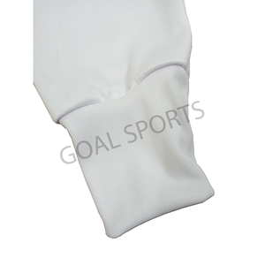 เสื้อแจ็คเก็ตฟลีซทรงสปอร์ตสีขาวสไตล์เรโทรแบบสั่งทำพิเศษ คอตั้ง ปักลายสไตล์วินเทจ เสื้อแจ็คเก็ตกันน้ำสำหรับผู้ชาย ผลิตในปากีสถาน - Product Image 5