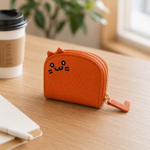 Stationery set Cute Cat RFID Blocking Open Short Soft Polyester Lining Card Wallet Coin <b>Purse</b> Accordion Card Holder Mini Wallet - Product Image 4