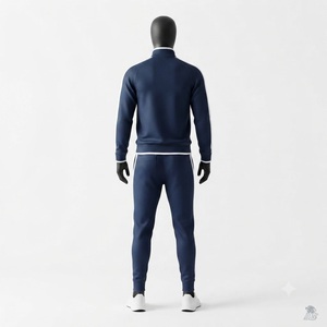 Conjunto Deportivo Ligero para Hombre con Cierre Frontal, Ropa Cómoda para Ejercicio, Ropa Deportiva Informal para Correr - Product Image 3