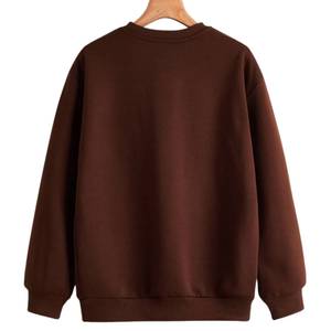 เสื้อสเวตเชิ้ตผ้าฝ้ายออร์แกนิคจากโรงงานโดยตรงสำหรับผู้หญิง สั่งทำโลโก้ได้ เนื้อผ้านุ่ม สไตล์สตรีทแวร์ คอลเลคชั่นฤดูหนาว รับผลิตแบบ OEM - Product Image 5