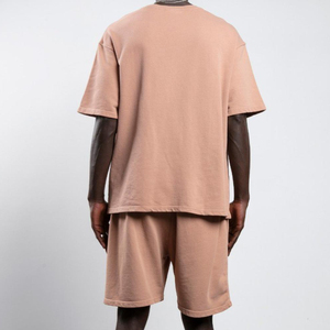 Ensemble de survêtement décontracté d'été pour hommes, nouveau modèle, t-shirt à manches courtes et short, ensemble 2 pièces de marque pour hommes - Product Image 3