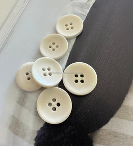 Alta calidad lujo clásico negro marrón oscuro botón traje chaqueta abrigo suéter uniforme genuino cuerno botones estilo alta costura - Product Image 6