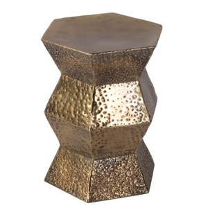 Best Selling Hammered Metal Cylinder <b>Stool</b> Industrial Home Furniture Handmade Living Room Decor Ottoman - Product Image 5