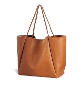 Oversize Pu Leather <b>Tote</b> Women Weekender Bag Shopper Handbag Travel Purse Shoulder Bags - Product Image 1