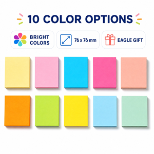 Bloc-notes magnétique en spirale en gros, 80 g/m², autocollants amovibles créatifs et colorés pour étudiants et bureau - Product Image 2