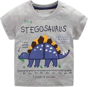 Camiseta para Niños, Bordado Personalizado, Corte Ajustado, Algodón Peinado Premium, Ropa Urbana Juvenil para Uso Diario - Product Image 6