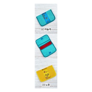 Porta Biglietti da Visita con Ricamo Tradizionale Coreano, Portacarte in Cotone, Portafoglio Sottile per Carte di Credito, Souvenir Coreano - Product Image 2