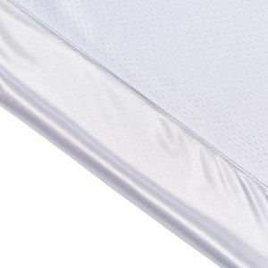 Maillot de football blanc à col en V pour homme SCS, manches courtes, tissu en maille respirant, coupe régulière pour adulte - Product Image 5