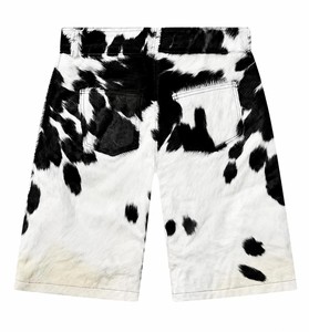 Shorts en cuir de vachette pour hommes – Qualité supérieure, véritable cuir, style décontracté, streetwear, coupe ajustée, durable, design tendance, bas de gamme pour l'été - Product Image 3