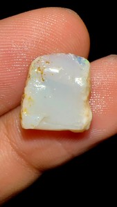 Opale naturelle australienne brute de 3,30 carats, opales multicolores Coober Pedy, pierre précieuse 13x12x4mm, évaluation tierce, couleur - Product Image 4