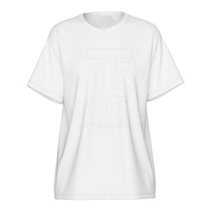 T-shirt surdimensionné pour femmes grandes tailles, le plus populaire, sur mesure, nouveau style, col rond - Product Image 3