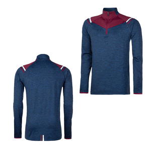 Half Zip <b>Tops</b> Uniform Sports Clubs Polyester Half Zip <b>Tops</b> Men's Blue <b>Maroon</b> Half Zip Sports <b>Top</b> Polyester Breathable All - Product Image 1