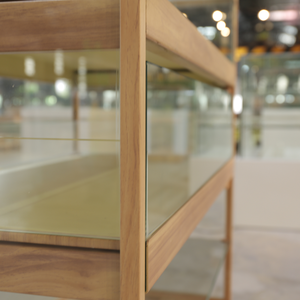 Exhibidor de Joyería Cuadrado de Alta Gama con Acabado en Madera, Metal y Vidrio, ADong A66, Certificado ISO9001, Estantes para Supermercado, Instalación Rápida - Product Image 2