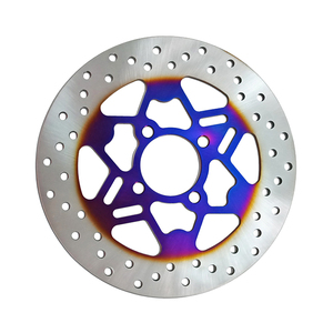 Premium Motorcycle Brake Disc Coated with PVD <b>Titanium</b> Blue Coating for Superior Surface Protection Long Lasting Durability - Product Image 2