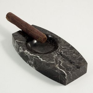 Square Marble <b>Ashtray</b> Black White & Brown Natural Stone Smokeless Design Decorative <b>Ashtray</b> - Product Image 5