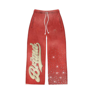 Pantalones deportivos de algodón para mujer con MOQ bajo, ideales para fitness y uso casual, proveedor de joggers. - Product Image 5