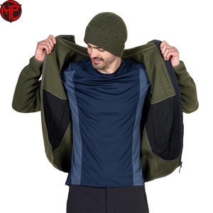<b>Men's</b> <b>Fleece</b> <b>Lined</b> Hooded <b>Jacket</b> Windproof Breathable Pullover Outerwear <b>for</b> Autumn <b>Mens</b> Polar <b>Fleece</b> - Product Image 4