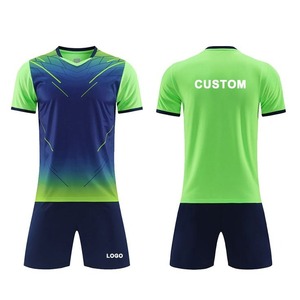 Maillots de football personnalisés pour hommes, ensembles de tenues de football respirants à séchage rapide, manches courtes, tailles plus grandes - Product Image 6