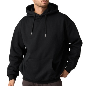 Sudadera con capucha de streetwear bordada, jersey de felpa francesa de algodón para hombre, ajuste holgado de invierno, alta calidad, estampado oversize, venta al por mayor - Product Image 1