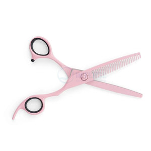 Ciseaux à effiler roses en acier inoxydable pour barbier, ciseaux de coiffure pour salon, outils de coupe et de coiffage des cheveux - Product Image 2