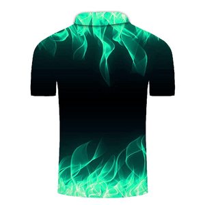 Chemises polo tendance avec logo personnalisé, meilleur prix, sublimation, vente chaude, nouveau style, impression personnalisée, sublimation - Product Image 3