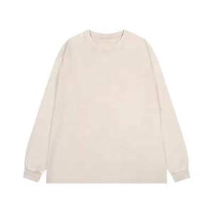 เสื้อยืดกราฟิกเปล่าแบบย้อมสีเอซิดพร้อมโลโก้สั่งทำ ผ้าฝ้าย 230 กรัม ทรงโอเวอร์ไซส์ แขนยาว ลายเกล็ดหิมะสไตล์วินเทจ เสื้อยืดเปล่าสำหรับทุกเพศ - Product Image 2