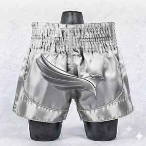 Wholesale Custom Embroidered Satin Fight Wear Gear Mauy Thai Shorts Mixed Martial <b>Arts</b> Boxing Shorts - Product Image 6