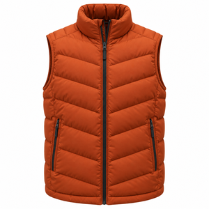 Breathable comfortable Men Puffer Vest with durable material <b>Top</b> trending Men Puffer Vest custom made light weight easy wear - Product Image 4