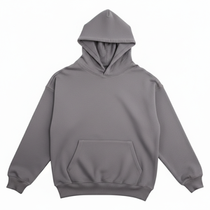 Survêtement unisexe léger en polyester et coton, imprimé sur mesure, style streetwear, à capuche, collection Printemps 2026 - Product Image 2