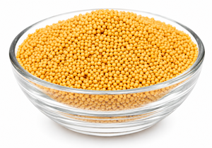 Graines de moutarde jaunes Aqua Vriksha Premium |   Graines de moutarde indiennes entières naturelles pour la cuisine, les cornichons et les mélanges d'épices - Product Image 3