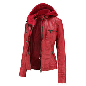 Luxury Real Lambskin Leather Bomber <b>Biker</b> <b>Jacket</b> Motorcycle New Trend Fashion Turn Down Collar Soft Genuine Leather <b>Jacket</b> Woman - Product Image 4