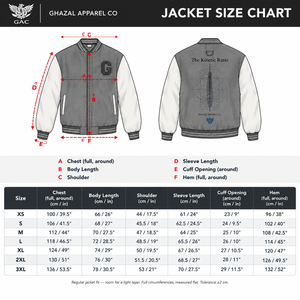 Chaqueta Varsity Gris para Hombre, Mezcla de Lana, Mangas con Botones Decorativos, Cierre con Botones Cubiertos, Corte Cuadrado, Estilo Urbano Personalizado, Transpirable, OEM - Product Image 6