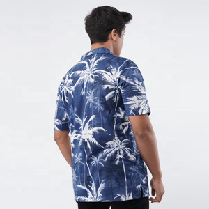 Chemise hawaïenne à manches courtes personnalisée pour hommes, chemises d'été hawaïennes à impression personnalisée, Aloha Beach Resort, pour hommes - Product Image 2