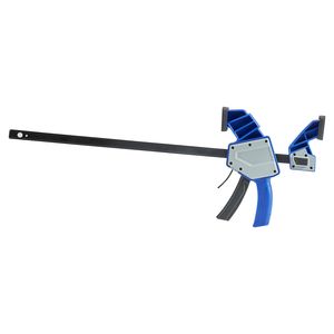 Set di 2 Morsetti a F da 24 Pollici a Presa Rapida, Morsetti/Divaricatori per Falegnameria in Plastica Premium, Utilizzabili con Una Sola Mano, Capacità di Carico 340 Libbre - Product Image 1