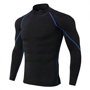 Rashguard BJJ MMA pour homme, manches longues, compression, séchage rapide, UPF50+, imperméable, Spandex/Nylon 160g, anti-déchirure, No-Gi, grappling, sparring - Product Image 1