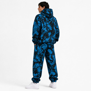 Y2K Custom Printed Men Hooded Windbreaker Tracksuit Set Full Zip Streetwear Jogger Suit OEM Private Label Nylon Jackets Hoodies - Product Image 2