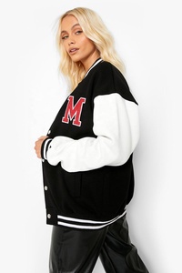 Custom Long Sleeve Women Baseball <b>Varsity</b> <b>Jacket</b> <b>Plain</b> <b>Varsity</b> Letterman <b>Jackets</b> High Quality Wholesale <b>Varsity</b> <b>Jacket</b> - Product Image 2