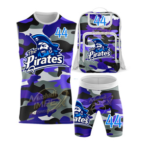 Uniformes de fútbol americano 7V7 con nombre y números de equipo personalizados, impermeables, impresos, sudadera con capucha de compresión 7on7, ropa deportiva para equipos de atletismo. - Product Image 1