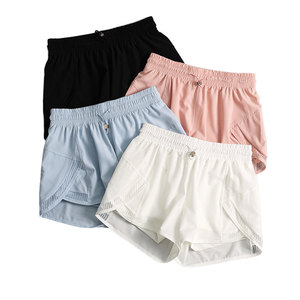 Shorts de sport pour femmes Wearpex, en polyester micro-extensible écologique, taille mi-haute, coupe régulière, séchage rapide, respirant, pour yoga et cyclisme - Product Image 1
